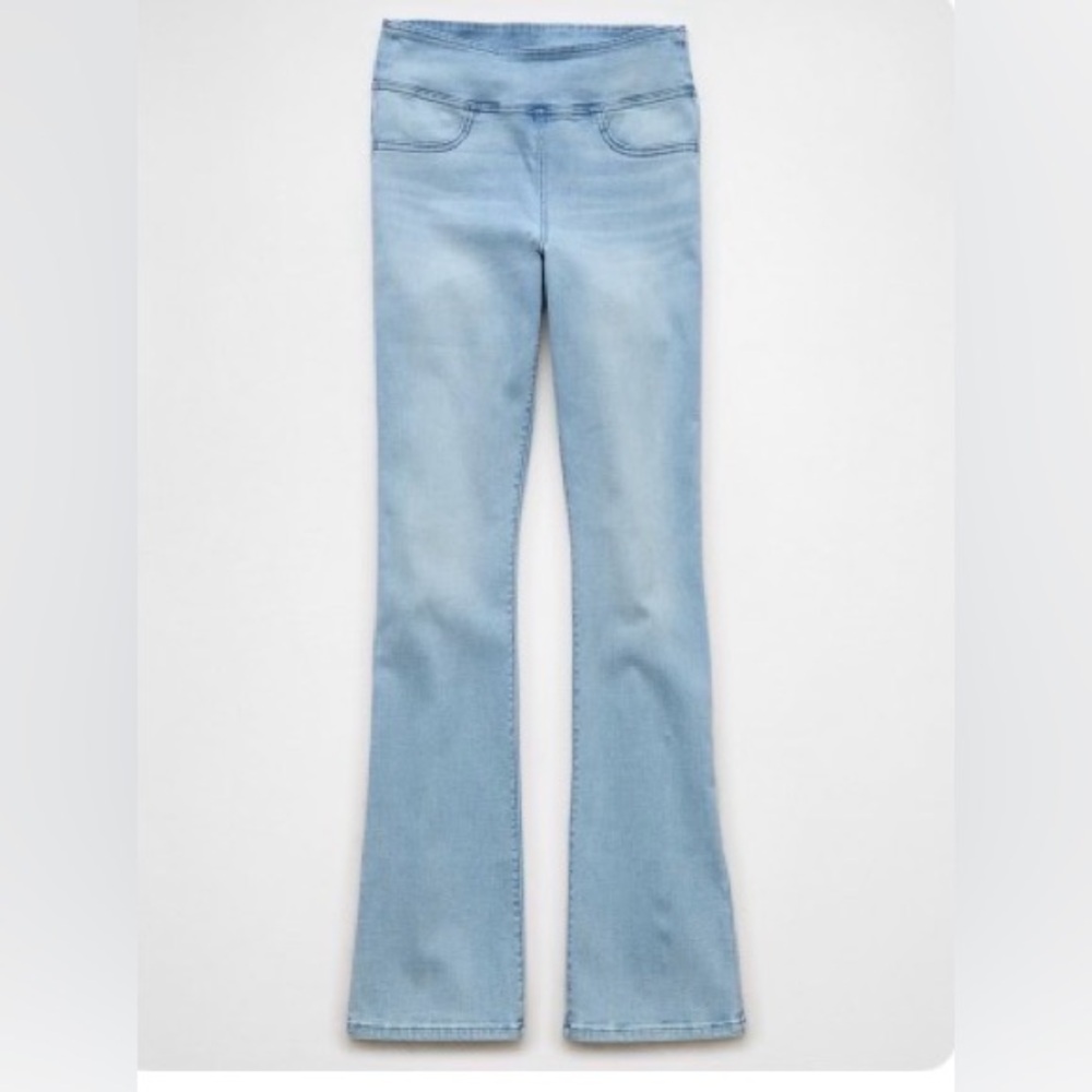 AE Luxe Pull On High Waisted Kick Bootcut Jean
